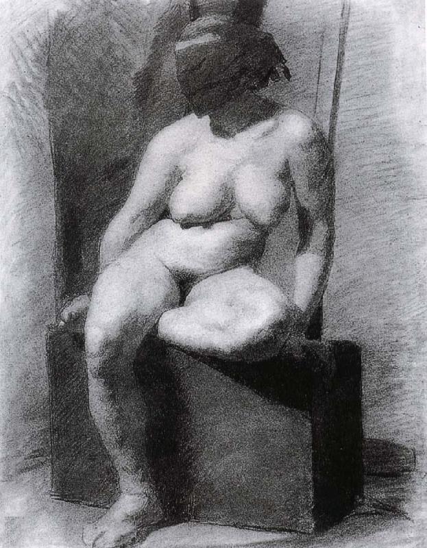  The Veiled Nude-s sitting Position